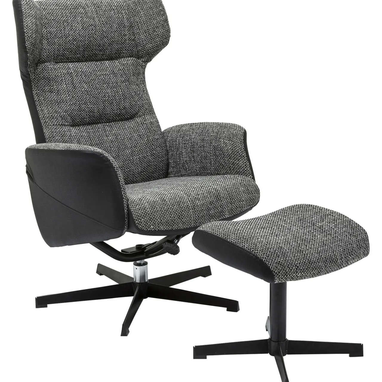 KARE Design Fauteuil Pivotant Et Repose-Pieds Ohio Salt And Pe Clearance