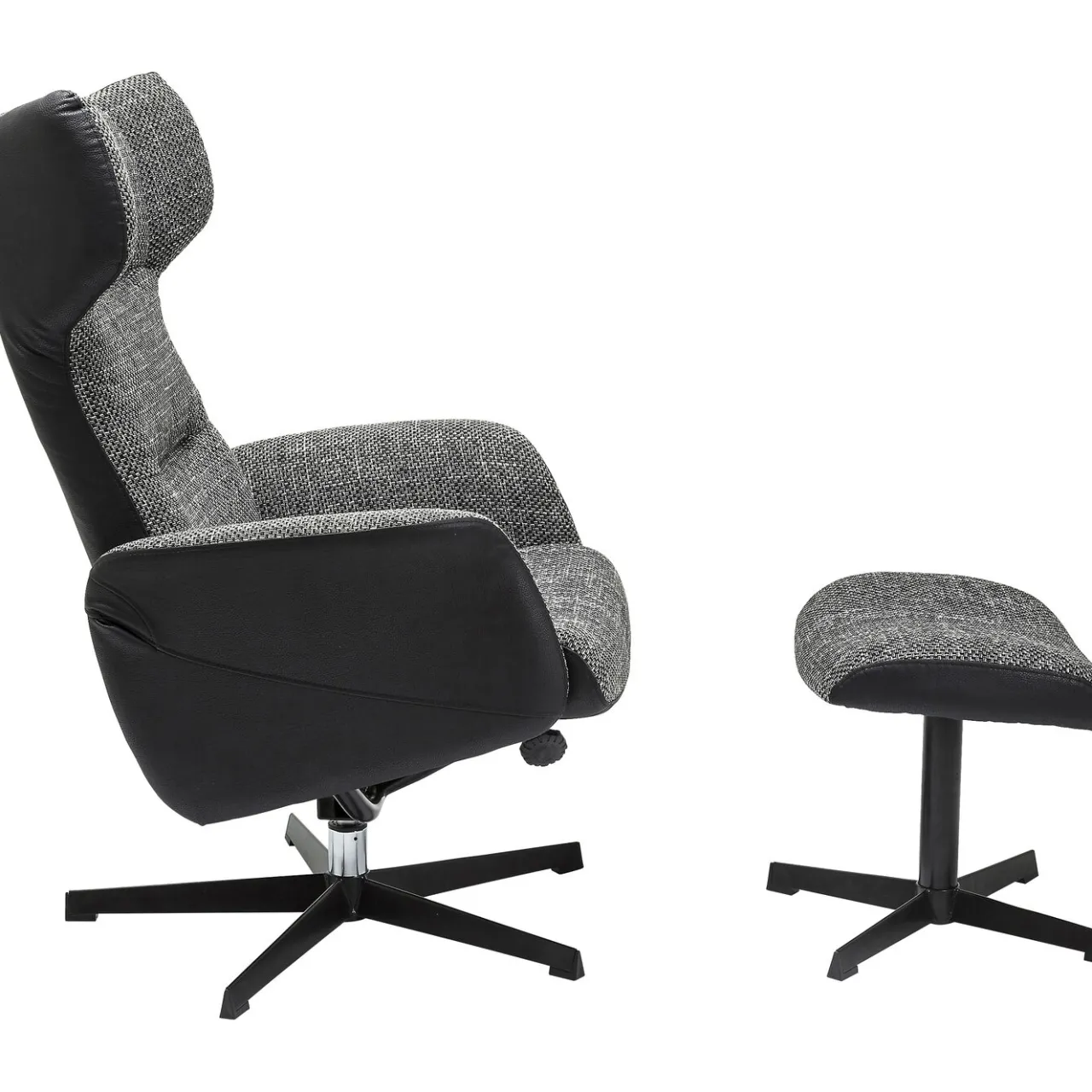 KARE Design Fauteuil Pivotant Et Repose-Pieds Ohio Salt And Pe Clearance