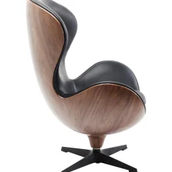 KARE Design Fauteuil Pivotant Lounge Noir-Noyer Sale