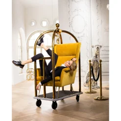 KARE Design Fauteuil Vegas Forever Jaune Sale