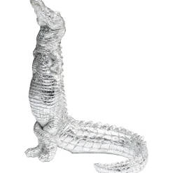 KARE Design Figurine Déco Alligator Argente 39Cm Sale