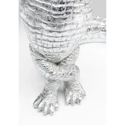 KARE Design Figurine Déco Alligator Argente 39Cm Sale
