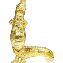 KARE Design Figurine Déco Alligator Dore 39Cm Sale
