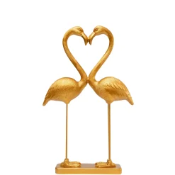 KARE Design Figurine Déco Flamingo Love Dore 63Cm Discount