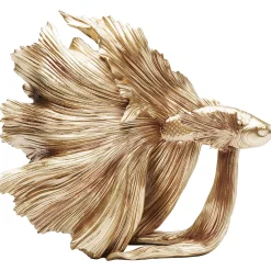 KARE Design Figurine Décorative Betta Fish Dore Petit New