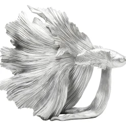 KARE Design Figurine Décorative Betta Fish Argente Petit Best
