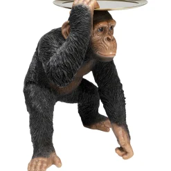 KARE Design Figurine Décorative Butler Playing Chimp Noir 52Cm Discount