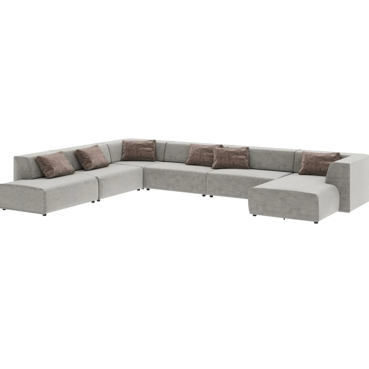 KARE Design Grand Canapés D Angles Infinity Miami Gris New