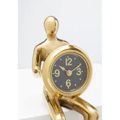KARE Design Horloge A Poser Sitting Man Dore 8X27Cm Clearance