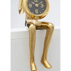 KARE Design Horloge A Poser Sitting Man Dore 8X27Cm Clearance