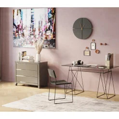 KARE Design Horloge Murale Andrea Noir O60Cm New