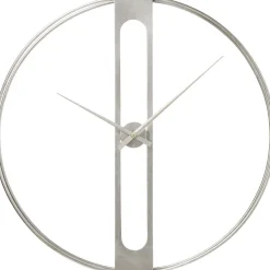 KARE Design Horloge Murale Clip Argente O60Cm Hot