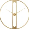 KARE Design Horloge Murale Clip Gold O107Cm Sale