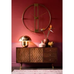 KARE Design Horloge Murale Clip Gold O107Cm Sale