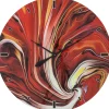 KARE Design Horloge Murale En Verre Chaos Fire O80Cm Best