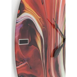 KARE Design Horloge Murale En Verre Chaos Fire O80Cm Best