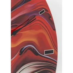 KARE Design Horloge Murale En Verre Chaos Fire O80Cm Best