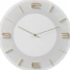 KARE Design Horloge Murale Leonardo Blanc/Dore O49Cm Hot