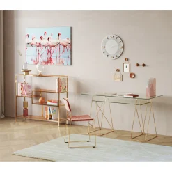 KARE Design Horloge Murale Leonardo Blanc/Dore O49Cm Hot