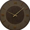 KARE Design Horloge Murale Levi Marron O60Cm