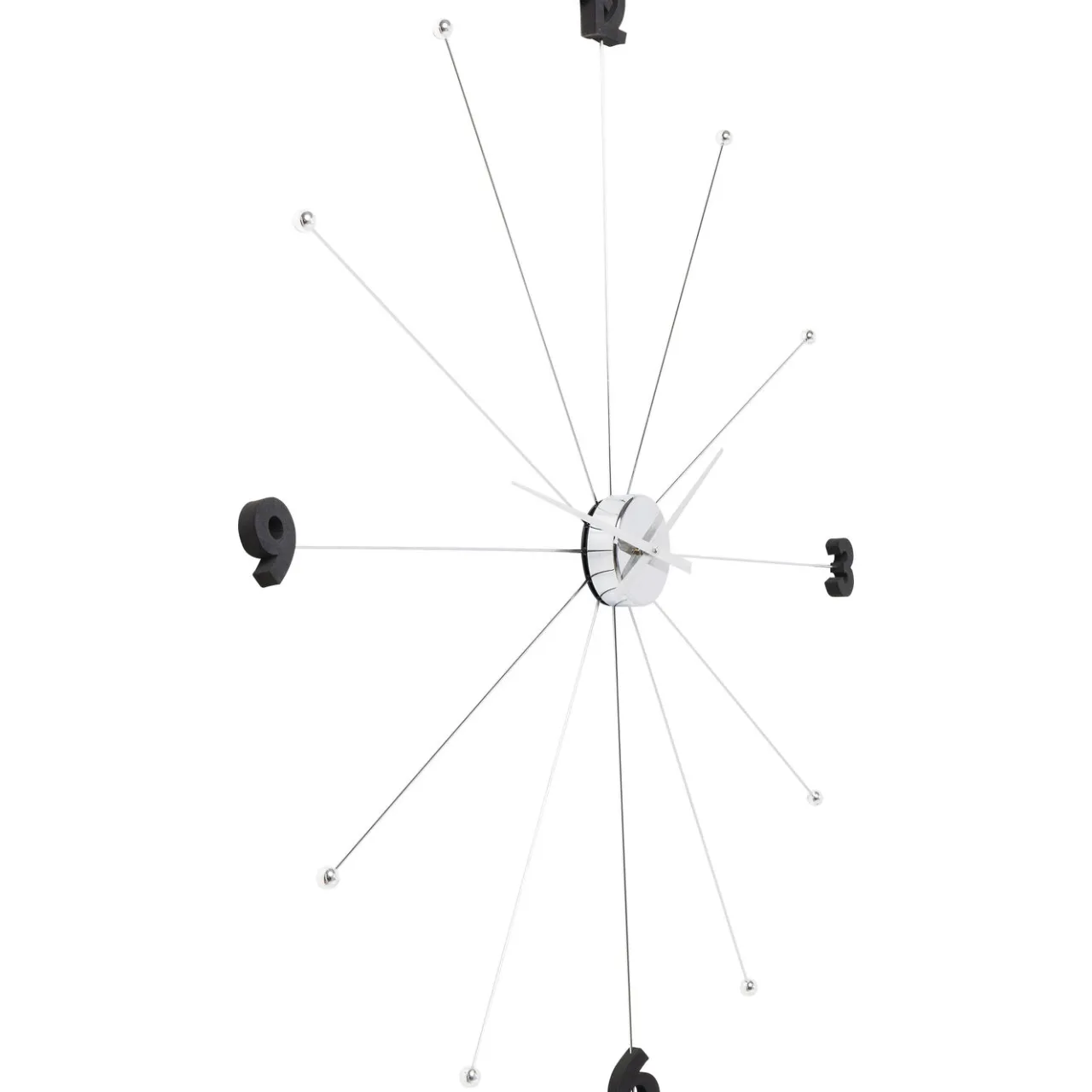 KARE Design Horloge Murale Like Umbrella Chromee