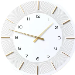KARE Design Horloge Murale Lio Blanc O60Cm Online