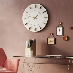 KARE Design Horloge Murale Lio Blanc O60Cm Online