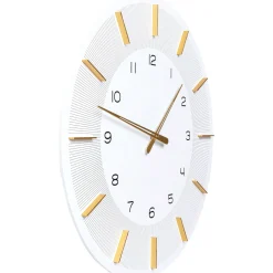KARE Design Horloge Murale Lio Blanc O60Cm Online