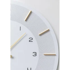KARE Design Horloge Murale Lio Blanc O60Cm Online