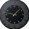 KARE Design Horloge Murale Lio Noir O60Cm Online
