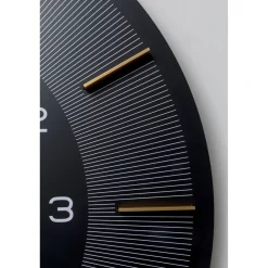 KARE Design Horloge Murale Lio Noir O60Cm Online