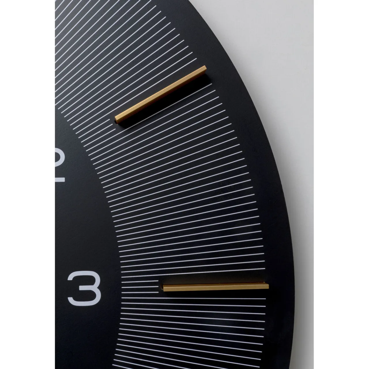 KARE Design Horloge Murale Lio Noir O60Cm Online