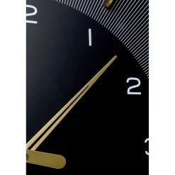 KARE Design Horloge Murale Lio Noir O60Cm Online