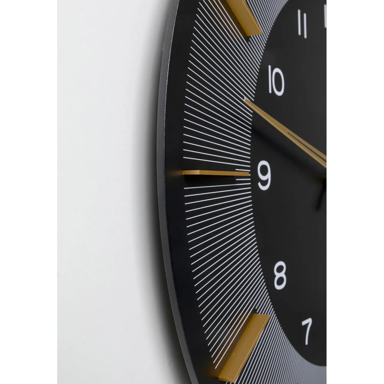 KARE Design Horloge Murale Lio Noir O60Cm Online