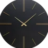 KARE Design Horloge Murale Luca Noir O70Cm New