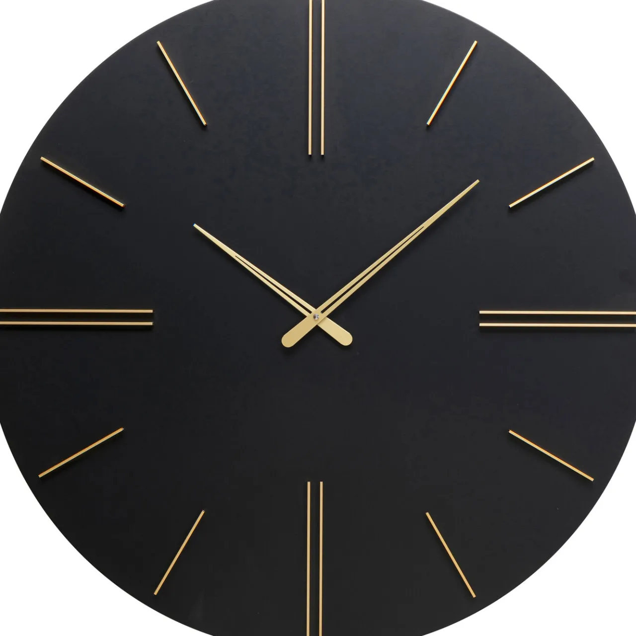 KARE Design Horloge Murale Luca Noir O70Cm New