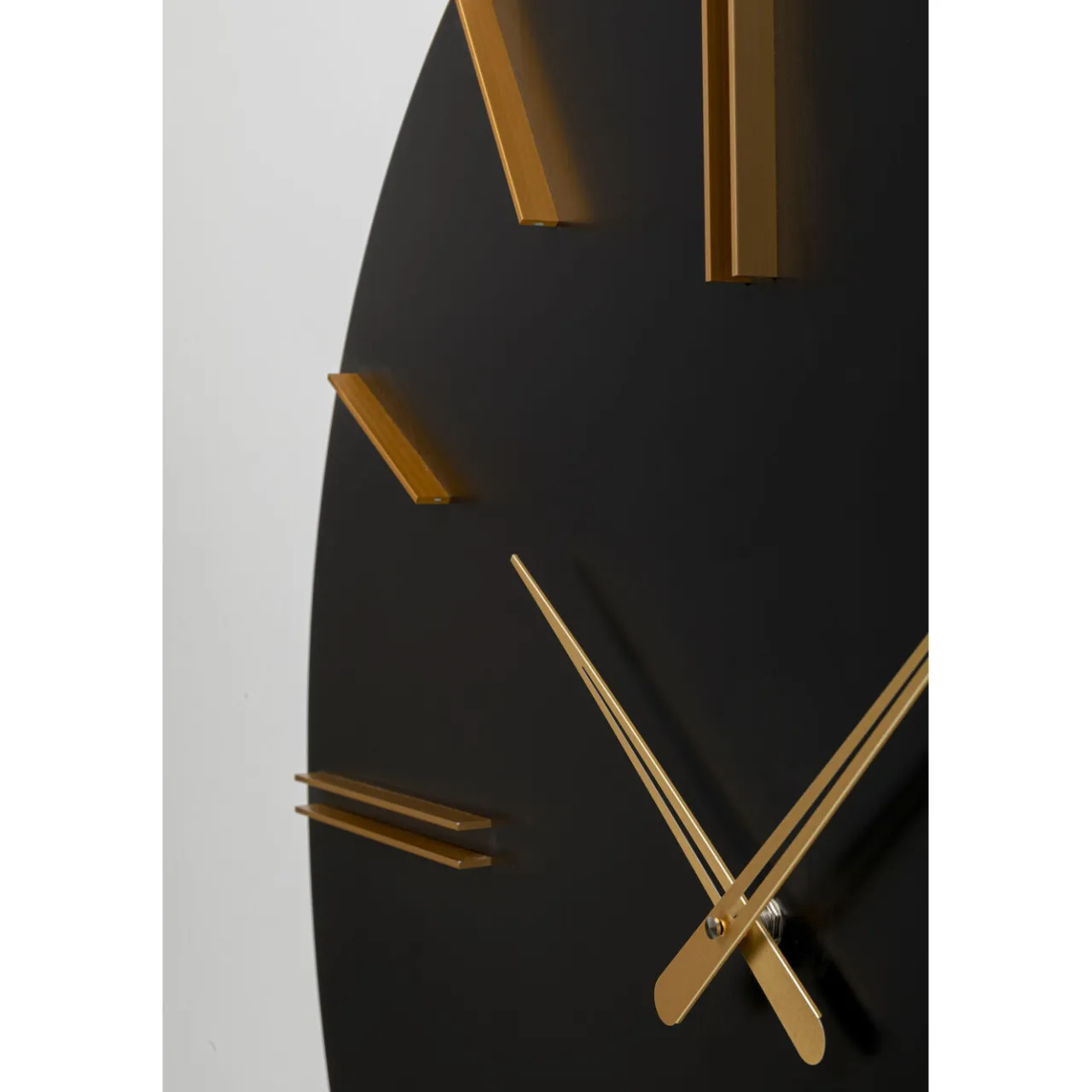 KARE Design Horloge Murale Luca Noir O70Cm New