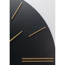 KARE Design Horloge Murale Luca Noir O70Cm New