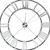 KARE Design Horloge Murale Nevio Argente O95Cm Clearance