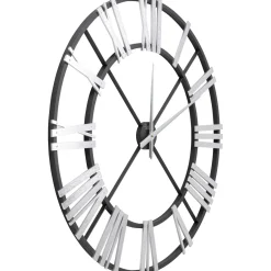 KARE Design Horloge Murale Nevio Argente O95Cm Clearance