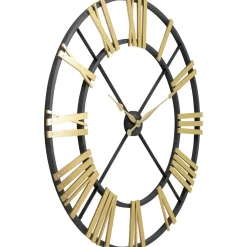 KARE Design Horloge Murale Nevio Laiton O95Cm Best