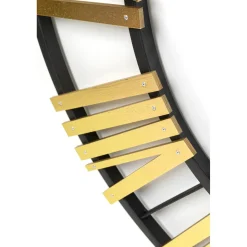 KARE Design Horloge Murale Nevio Laiton O95Cm Best