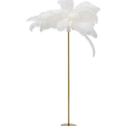 KARE Design Lampadaire Feather Palm Blanc 165Cm Sale