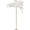 KARE Design Lampadaire Feather Palm Blanc 165Cm Hot