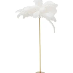 KARE Design Lampadaire Feather Palm Blanc 165Cm Hot