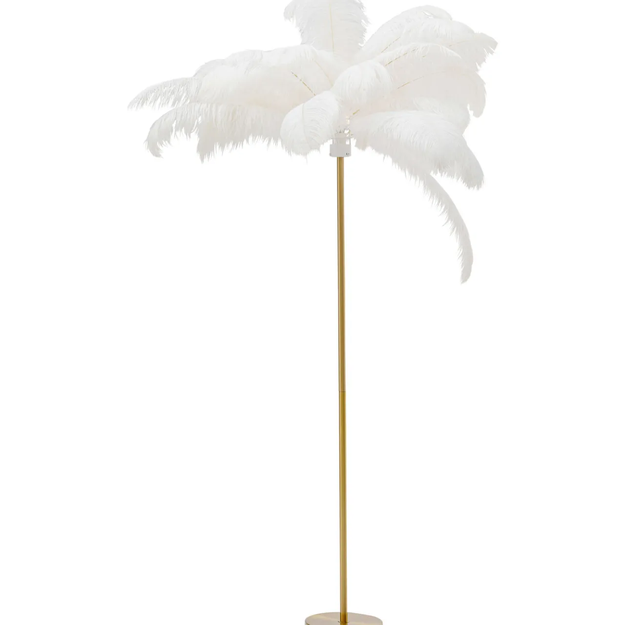 KARE Design Lampadaire Feather Palm Blanc 165Cm Hot