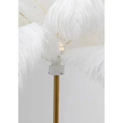 KARE Design Lampadaire Feather Palm Blanc 165Cm Hot