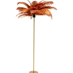 KARE Design Lampadaire Feather Palm Rusty Red 165Cm Online
