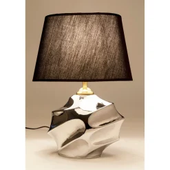 KARE Design Lampe A Poser Alba Argente 42Cm New