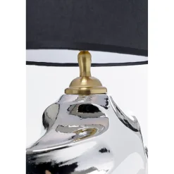KARE Design Lampe A Poser Alba Argente 42Cm New